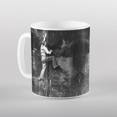 Climbing in the Peak District - Cliff Face Mug